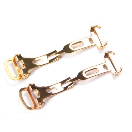 Khóa bướm bằng thép không gỉ 14 / 16 / 18 / 20mm tiện dụng cho đồng hồ Cartier