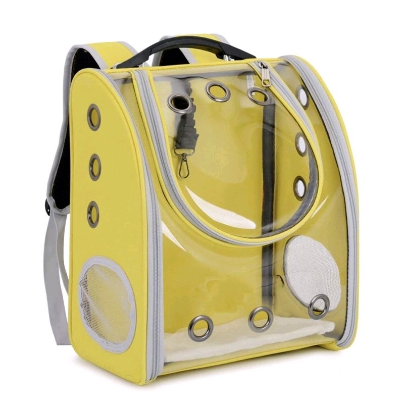 Balo trong suốt túi vận chuyển cho mèo dưới 5kg chất liệu nhựa dẻo
