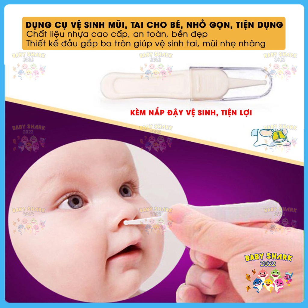 Dụng cụ gắp rỉ mũi, ráy tai cho bé Baby Shark Store 2022
