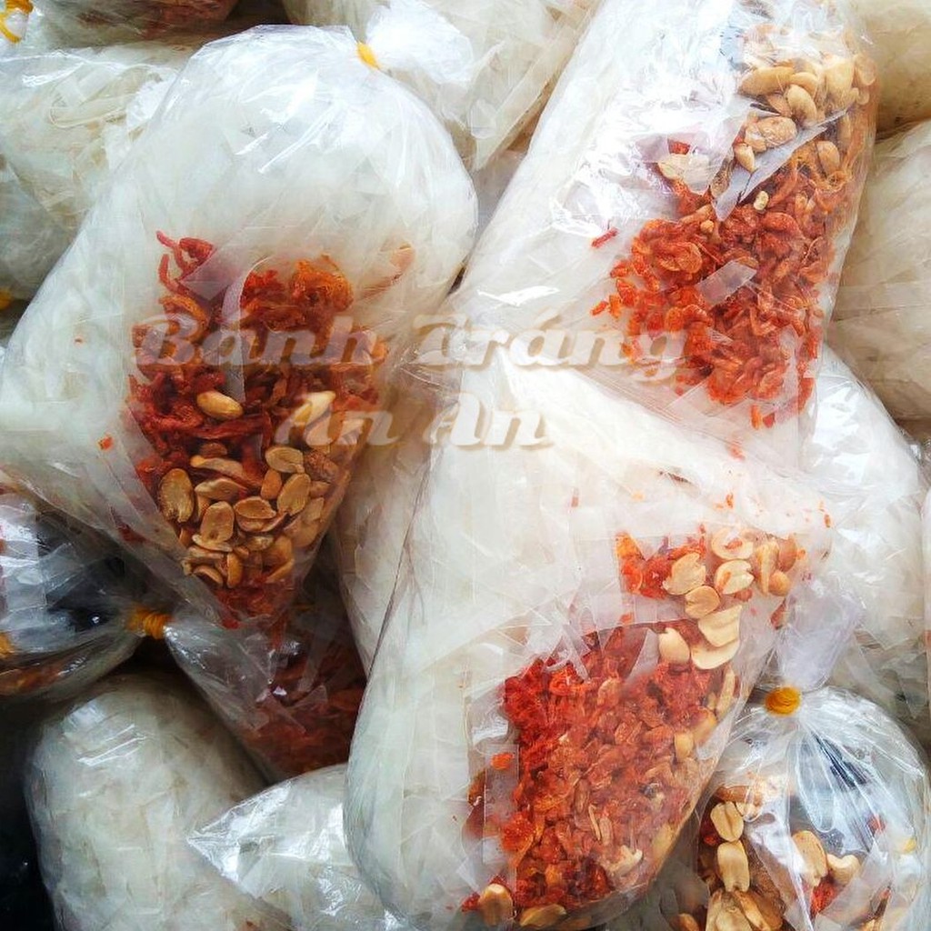 Bánh Tráng Trộn Tây Ninh - Ananfoods 💥𝟴 𝗩𝗶̣, 𝗖𝗼́ 𝗞𝗵𝗼̂ 𝗚𝗮̀ 💥 Bánh Tráng Topping Tự Trộn, Ăn Vặt, Banh Trang Phoi Suong