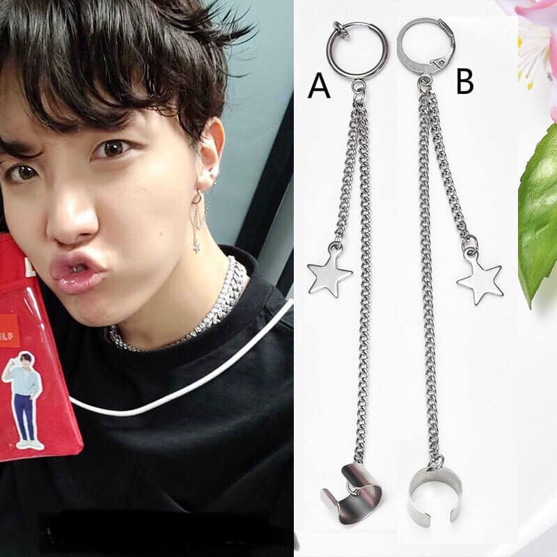 Xả hàng - Hoa tai phong cách BTS