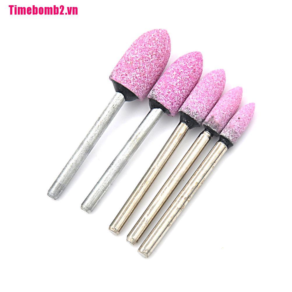 ### Bộ 10 Dụng Cụ Mài Đá Hồng Xinh Xắn Tiện Dụng