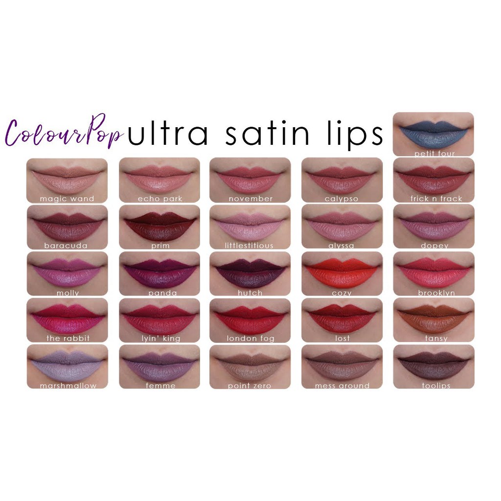 Son kem COLOURPOP Ultra SATIN lip lipstick