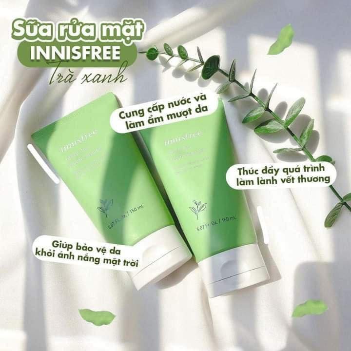 Sữa rửa mặt Innisfree Trà Xanh 150ml