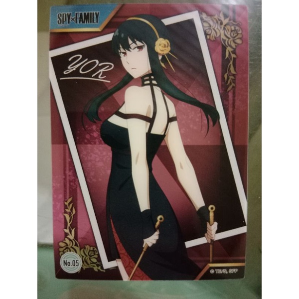 clear card móc khoá spy x family sẵn