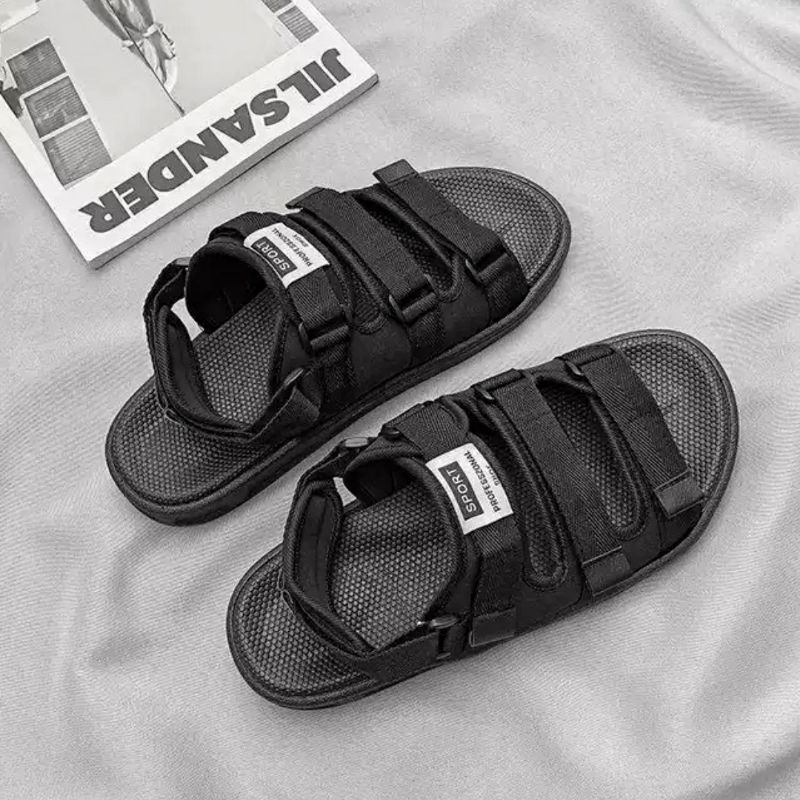 [HOT] Sandal quai ngang nam nữ chuẩn kiểu Hàn Quốc - quai sau tháo rời, lên chân cực đẹp