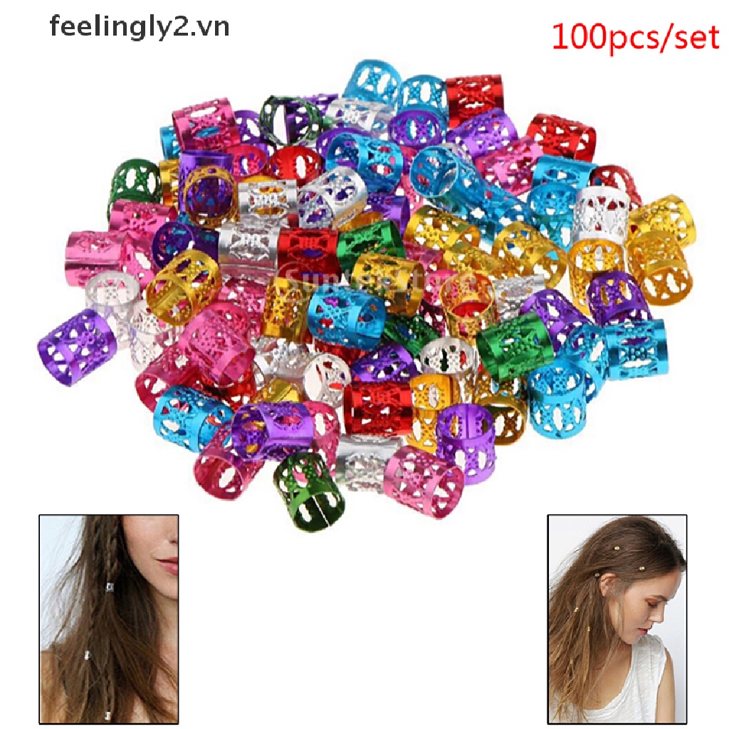 Set 100 Dây Bện Tóc DIY Có Thể Điều Chỉnh Dành Cho Trẻ Em