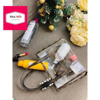 Túi Nữ Trong Suốt LV Có Kèm Ví Nhỏ Thời Trang Hot Trend