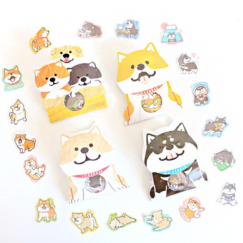 Shiba Sticker - Sticker hình những chú chó siêu dễ thương