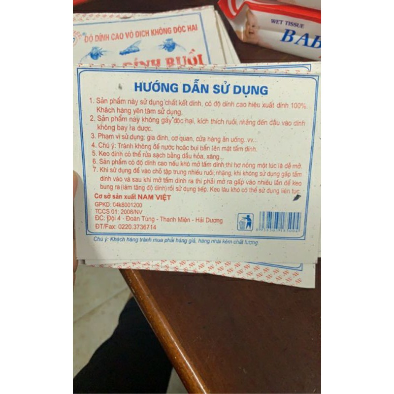 Combo 10 Tấm Keo Dính Ruồi Nam Việt