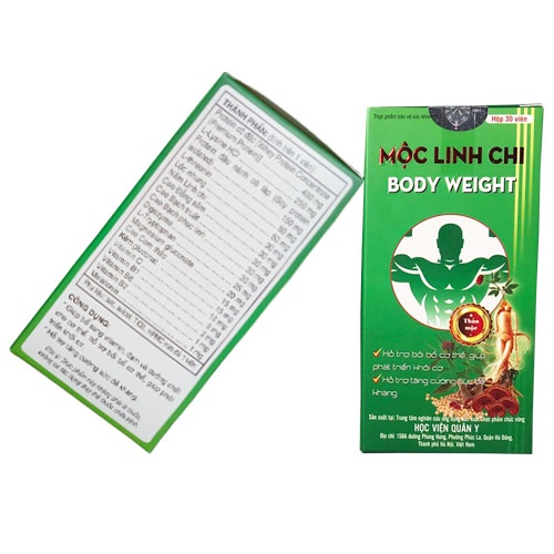 Mộc Linh Chi Body Weight - Hỗ trợ bổ sung vitamin, đạm và dưỡng chất cho cơ thể