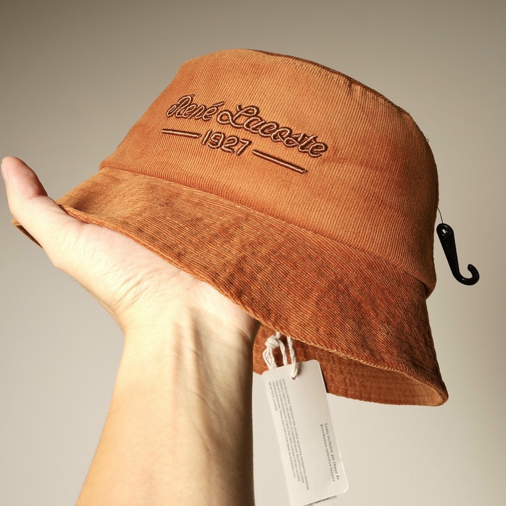 Mũ Bucket Lacoste Vintage 1927 Brown Cap