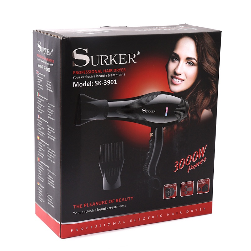 [Bảo hành] Máy sấy tóc Surker sk-3901 công suất 3000W