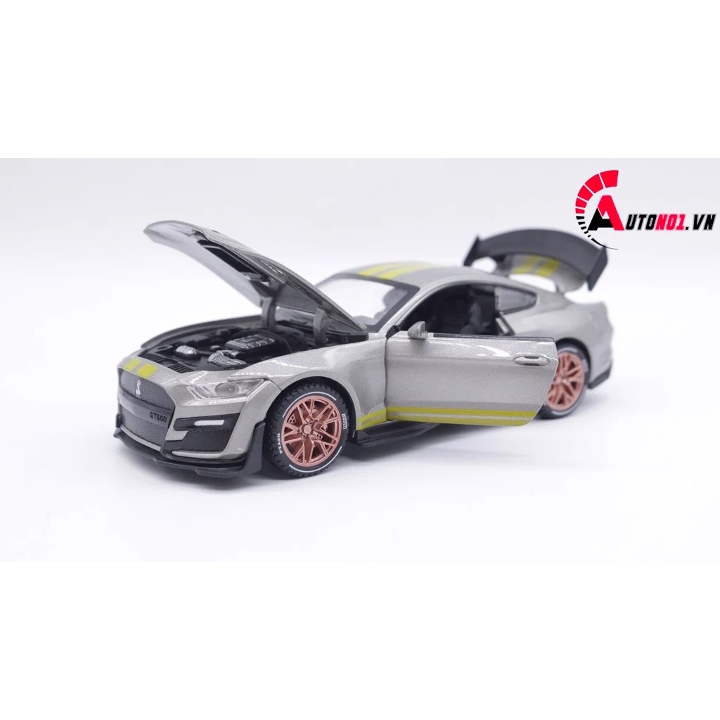 MÔ HÌNH XE FORD MUSTANG SHELBY GT500 GREY 1:32 ALLOY 7683