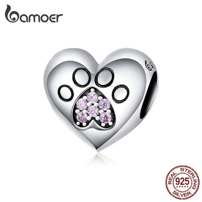 Hạt Phụ Kiện Bamoer bạc Thiết Kế Thời Trang Trang Trí Vòng Tay
