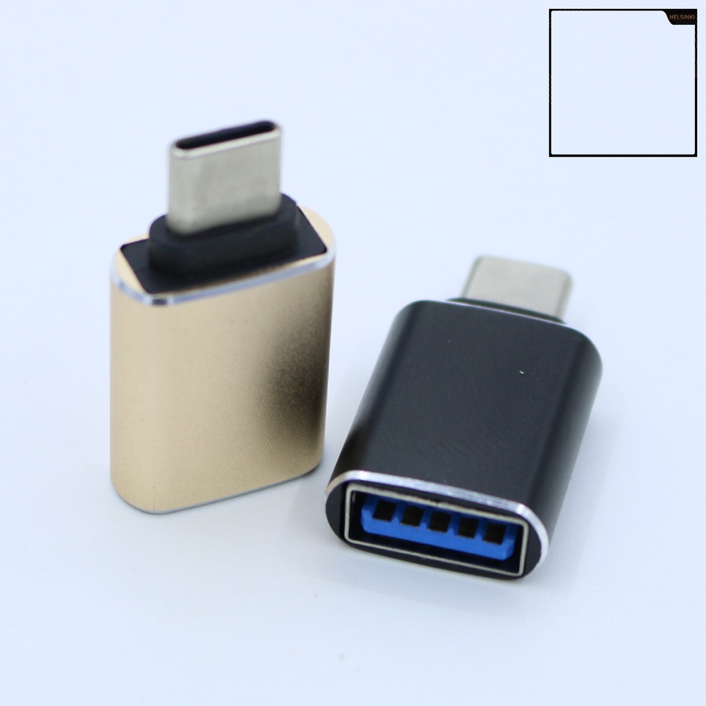 Đầu Chuyển Đổi Type-C Sang Usb 3.0 Otg Mini Bằng Kim Loại Cho Điện Thoại Di Động