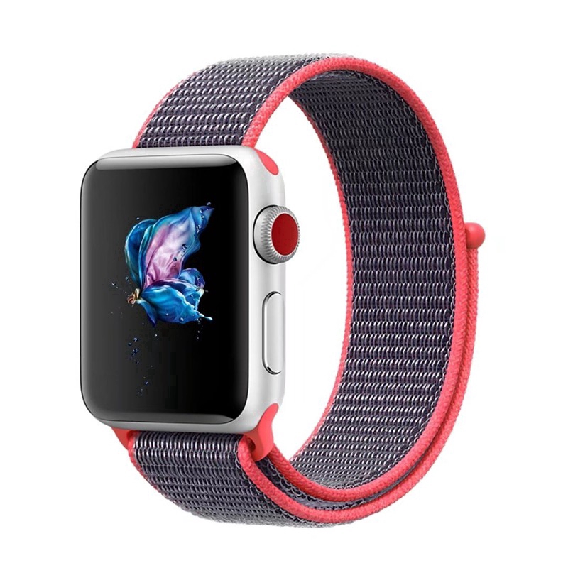 【Apple Watch Strap】Dây đeo nylon cho đồng hồ thông minh Apple Watch Series 6 / se / 5 /4 / 3 / 2 / 1 ( 38 / 40mm / 42mm / 44mm )