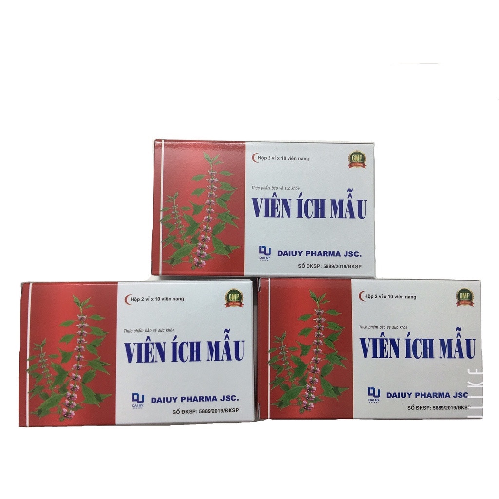 Cao ích mẫu đại uy Bổ huyết điều kinh, giúp điều hòa kinh nguyệt chai siro 200ml , hộp 20 viên.