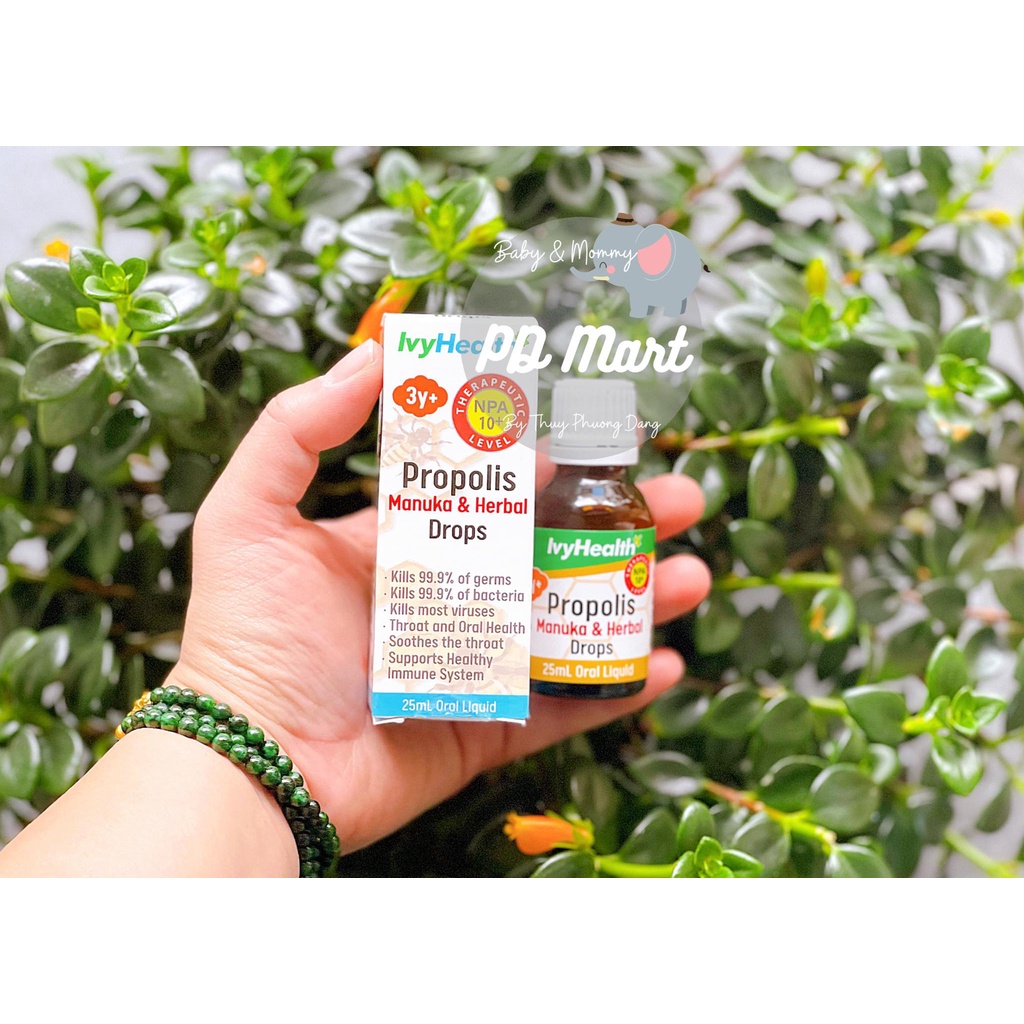 Keo ong Ivy Health - làm dịu mát cổ họng 25ml