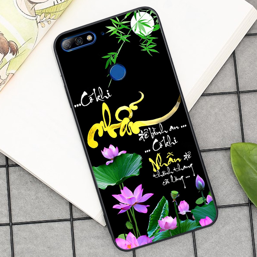 Ốp lưng Huawei Y7 PRIME 2018 in hình chữ tài chữ lộc, Cha Mẹ, bình an SIÊU ĐẸP