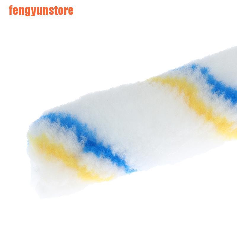 【tyu】10pcs 4 inch Craft Paint Foam Rollers Decorative Corner Roller Brush Roll