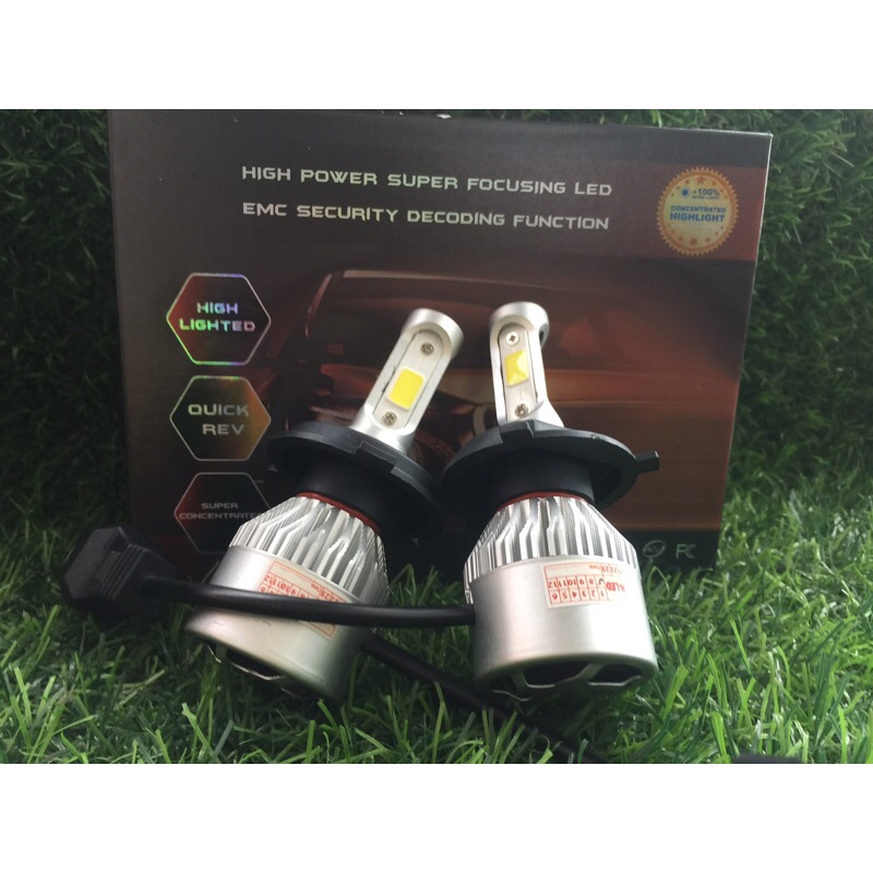 Đèn pha Led X7S 3 tim siêu sáng chân h4