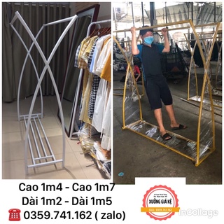 ( Loại dày - Ảnh thật ] Kệ treo quần áo - Sào treo cho shop thời trang