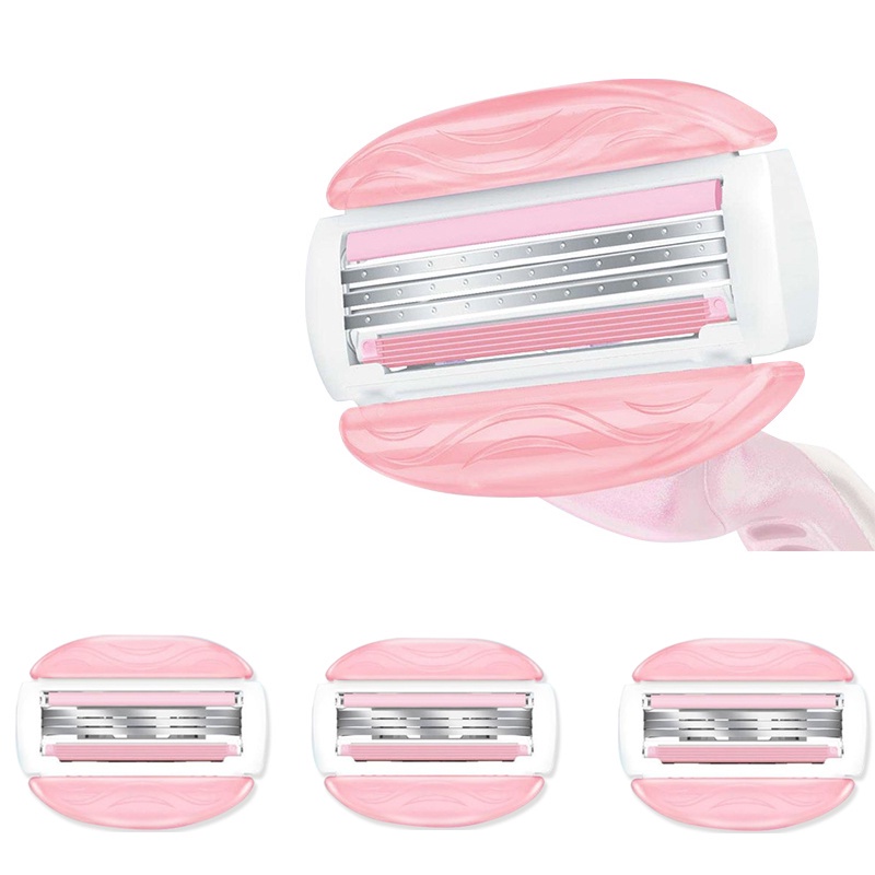 Gillette Venus Set 3 Lưỡi Dao Cạo 3 Lớp Kèm Thanh Xà Phòng Lưỡi Cạo Mịn Cơ Thể Cong Thay Thế Cho Nữ