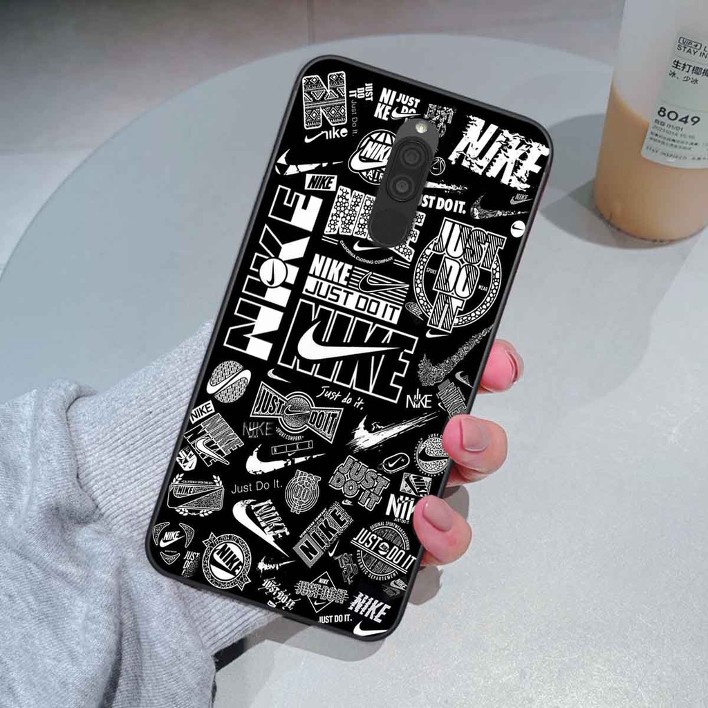 Ốp Xiaomi Redmi 8 in hình thương hiệu L.V, N.I.K.E cá tính, đẳng cấp