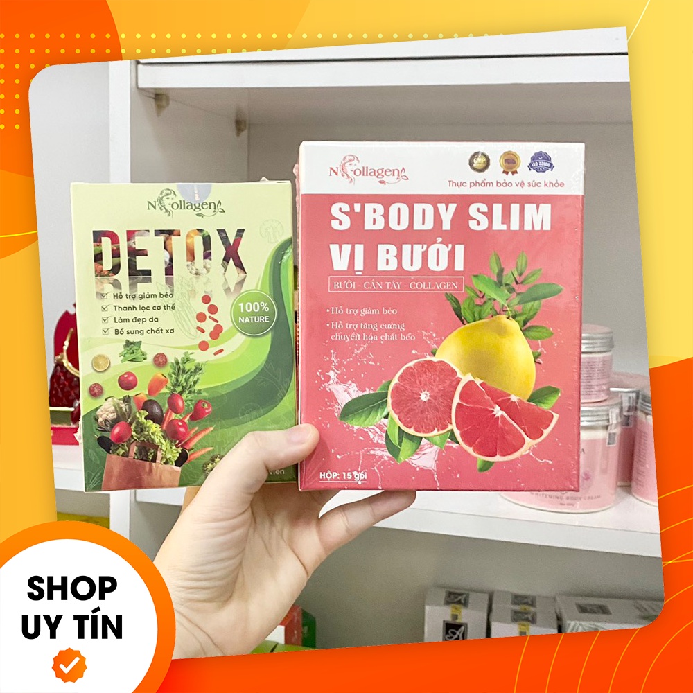 [Tặng Detox] Thạch Bưởi Giảm Cân N Collagen - Thạch Bưởi NCollagen - 8938526572263