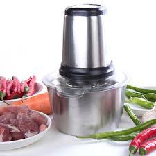 Máy xay thịt inox đa năng 4 lưỡi siêu bền