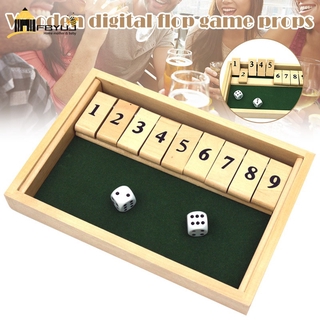 Bộ Đồ Chơi Xí Ngầu Bằng Gỗ