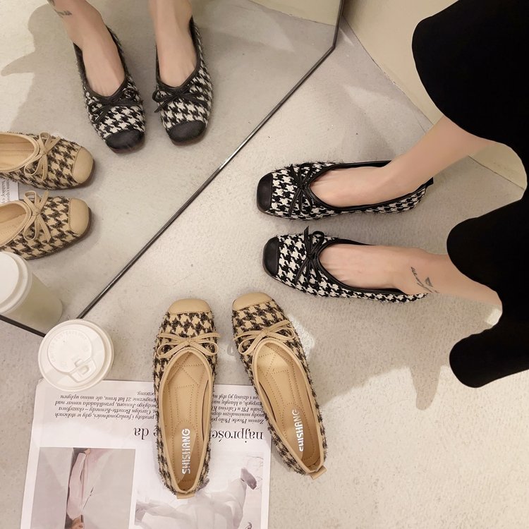 MURIOKI Lovely Bow Doll Shoes For Women