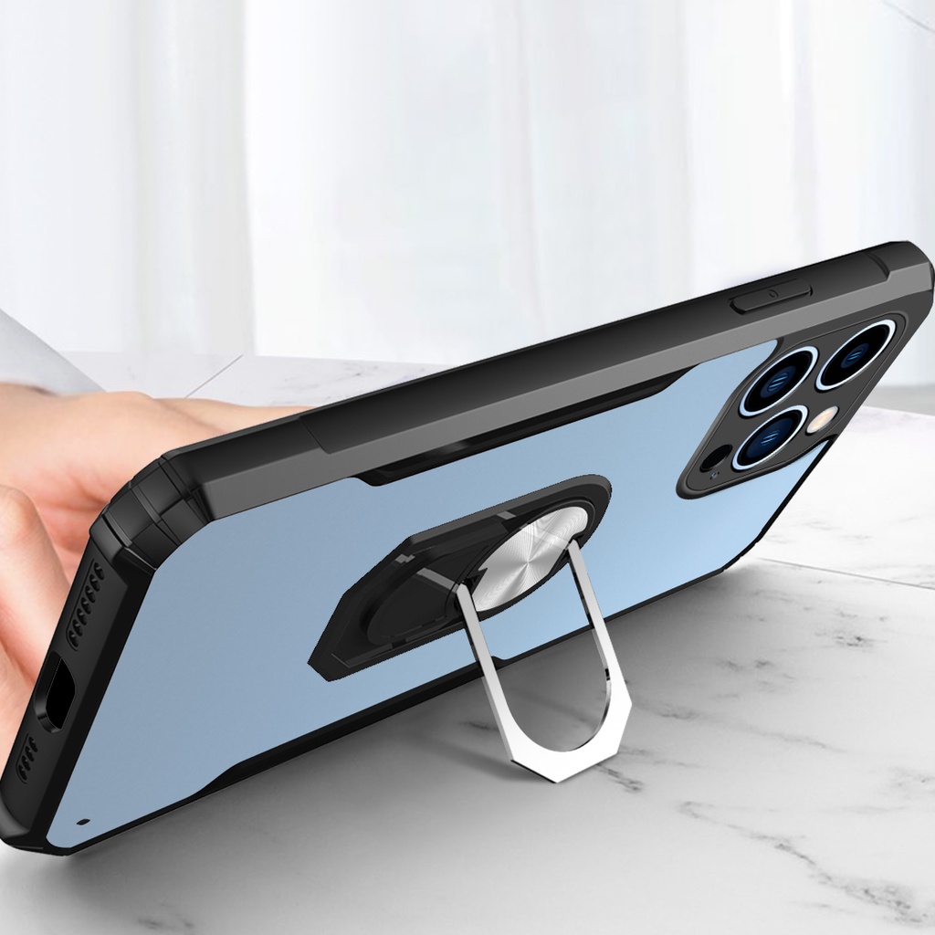 Ốp Điện Thoại Mềm Trong Suốt Có Giá Đỡ Nam Châm Cho Xiaomi Mi POCO X3 Pro NFC POCO M3 Pro 5G