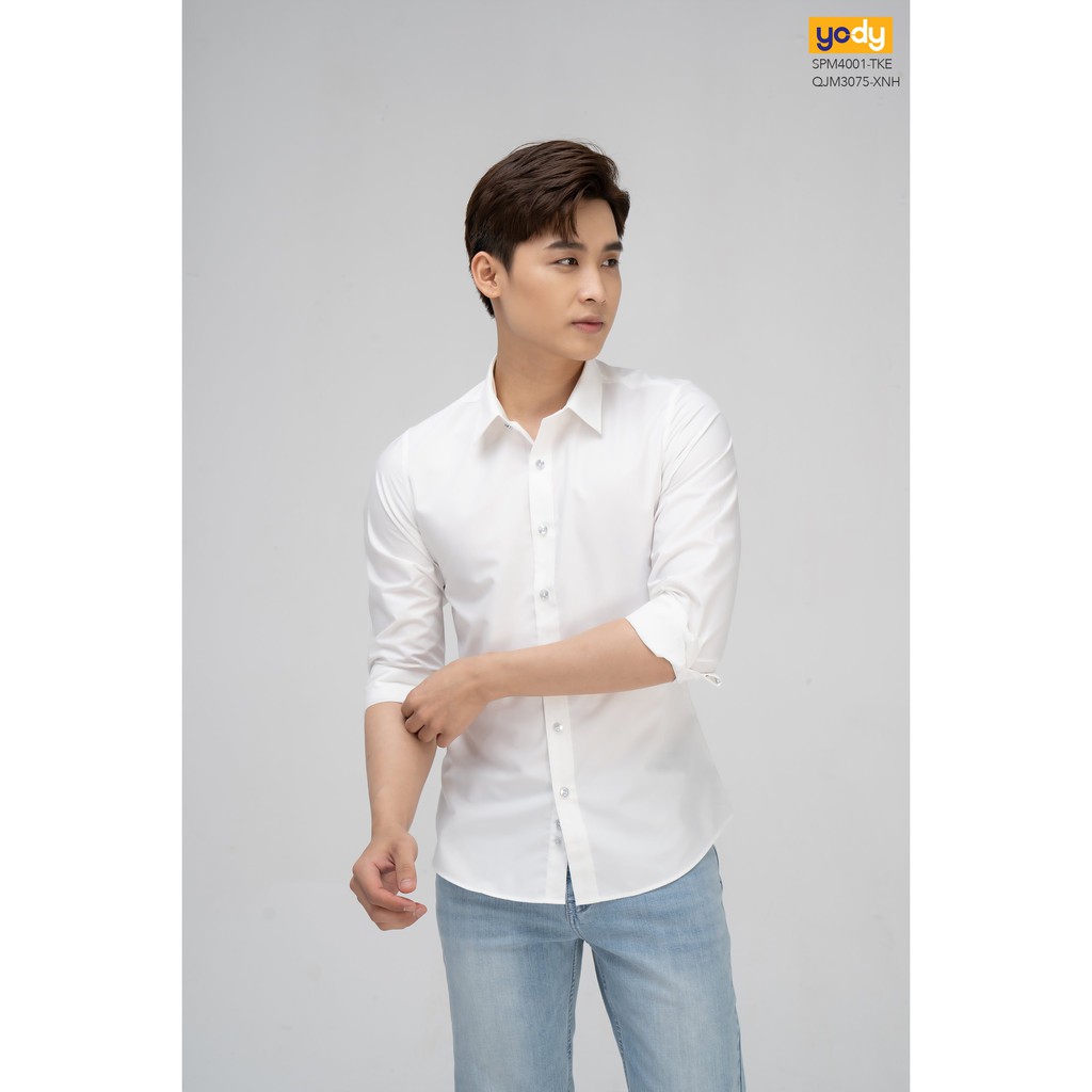 Áo Sơ Mi Nam Dài Tay YODY Slim Chất Lụa, Dáng Công Sở Mã SP 4001 | BigBuy360 - bigbuy360.vn