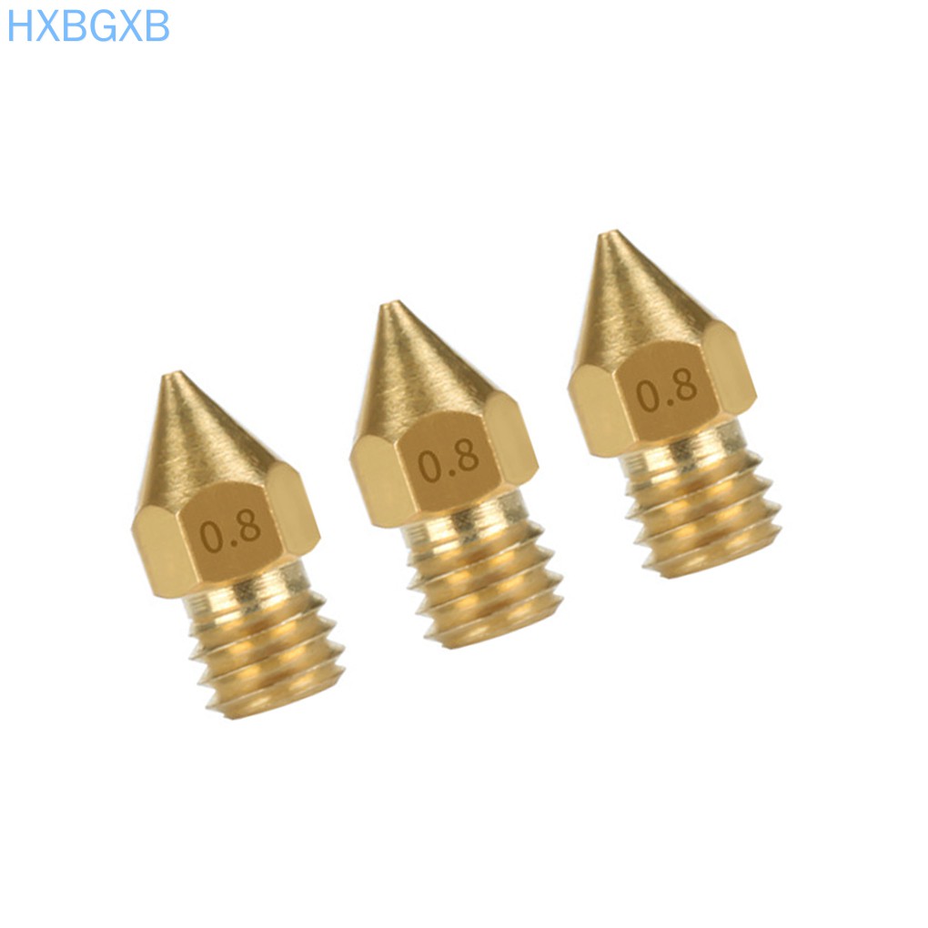 Set 10 Đầu Phun Mk8 Bằng Đồng Cho Máy In 3d Cr 10, 3mm / 0.8mm