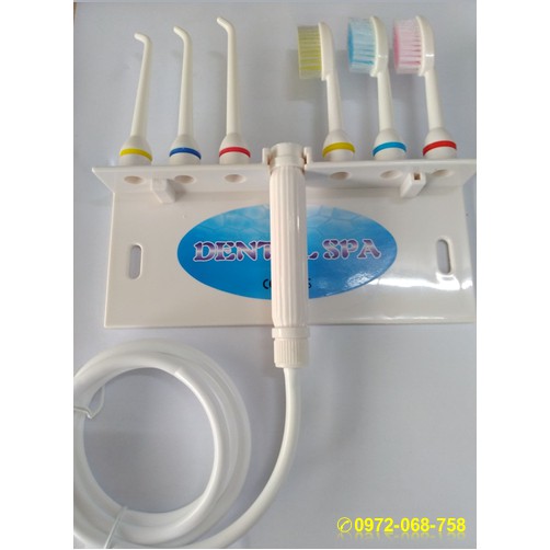 Tăm nước cơ Dental SPA - tích hợp bàn chải đánh răng- Giải pháp vệ sinh răng miệng toàn diện, mã: DS02