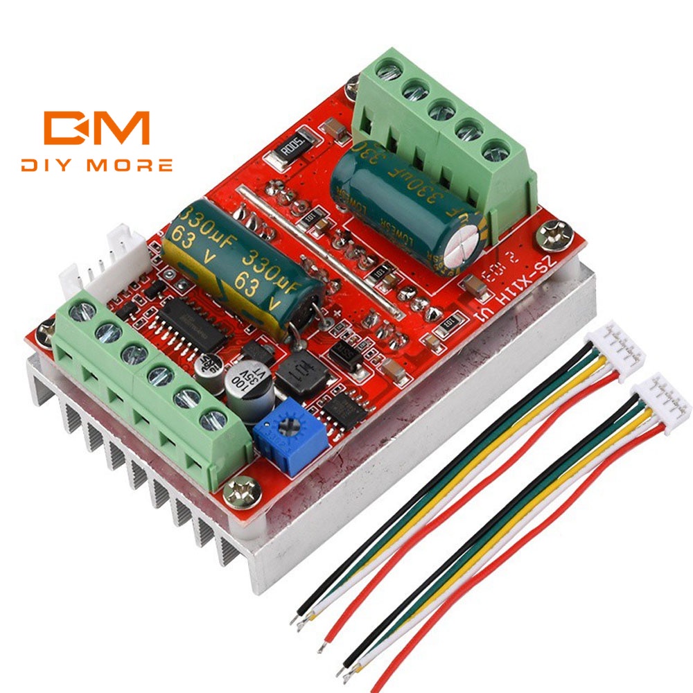 DIYMORE Bộ điều khiển động cơ không chổi than 3 pha DC 6V-60V 400W BLDC hiệu quả