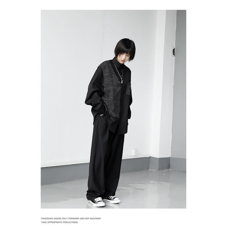 Garbastes Yamamoto Loose Knitted T-shirt Dark Tailored Design For Men And Women yohji