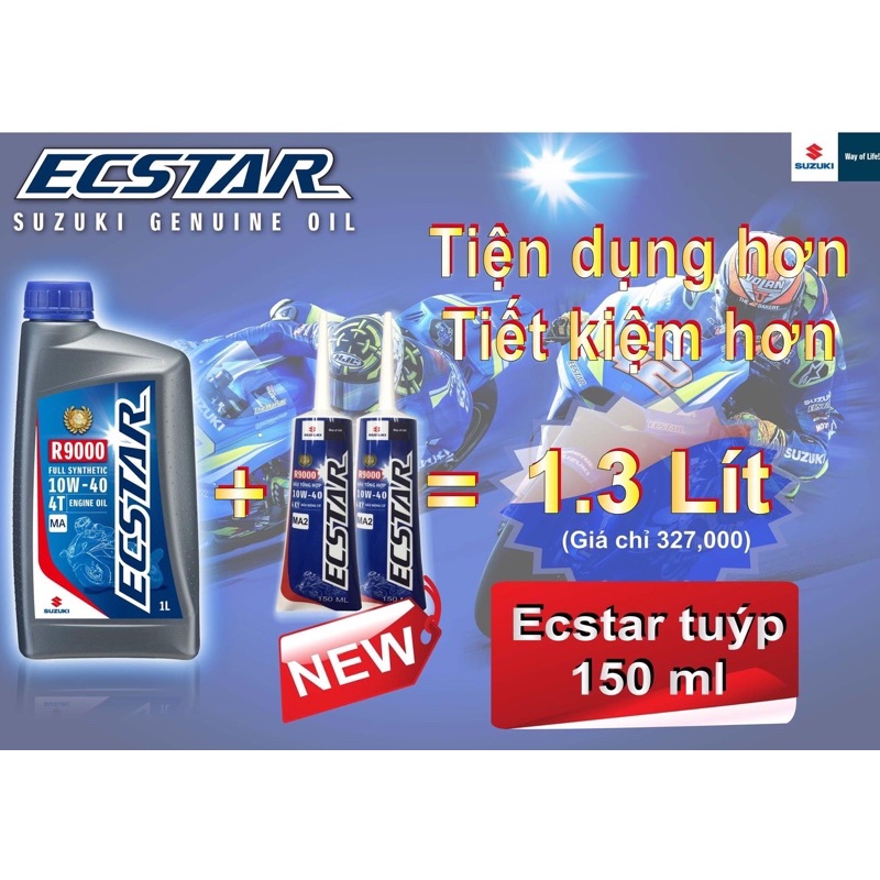 Dầu nhớt ECSTAR -Suzuki  Xe Ga-Xe Số -Xe Côn Tay