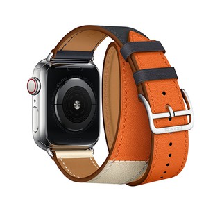 Dây da Apple Watch Hemes Double Tour