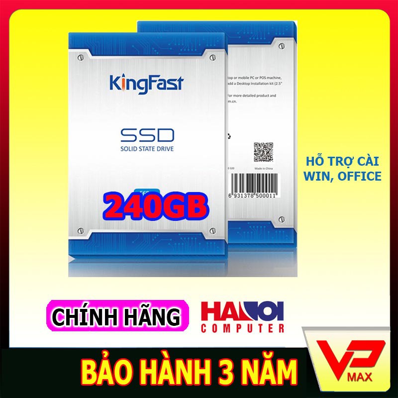 Hô trơ ca i win SSD Kingfast 240Gb 120Gb bh 3 năm Hà Nội Computer thumbnail