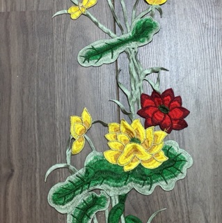 Bông thêu hoa sen mới nhất