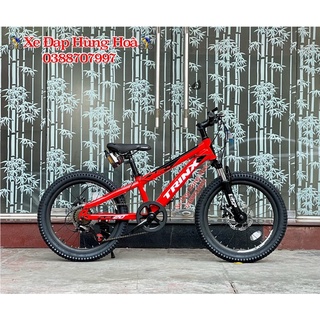 Xe đạp trẻ em trinx junior 1.0 size 20"inch cho bé 1m2-1m6 đề shimano 6 tốc độ tặng bình đựng nước