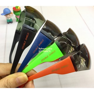 Kính Double Shield chống bụi cho bé chống UV 99% Tròng mắt màu Xanh Khói