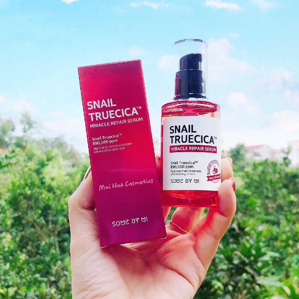 Combo làm mờ Snail Truecica Miracle Repair ( Sửa Rửa Mặt + Nước Hoa Hồng + Serum )