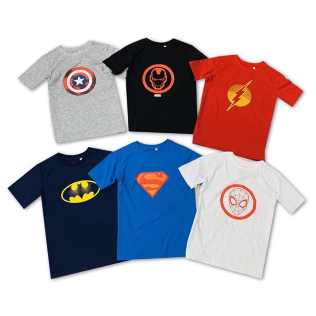 Áo bé trai xuất dư Marvel, DC Comic