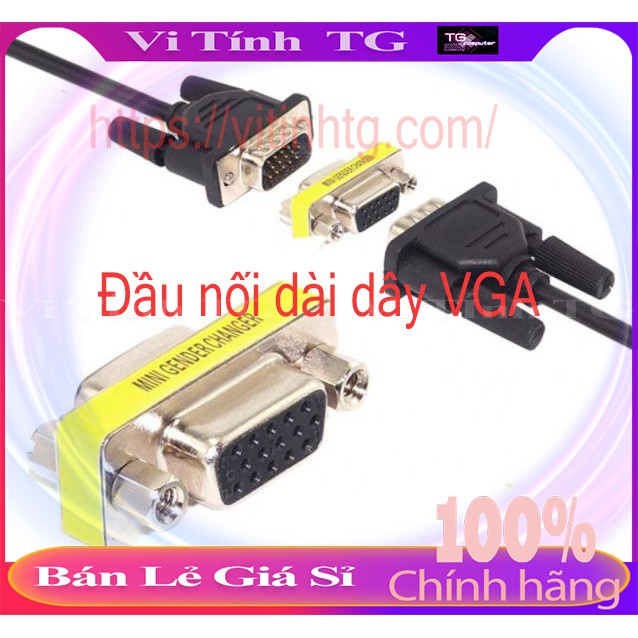 Đầu nối vga-vga, nối dài dây vga 2 đầu âm - Female to Female -  Hàng chất lượng
