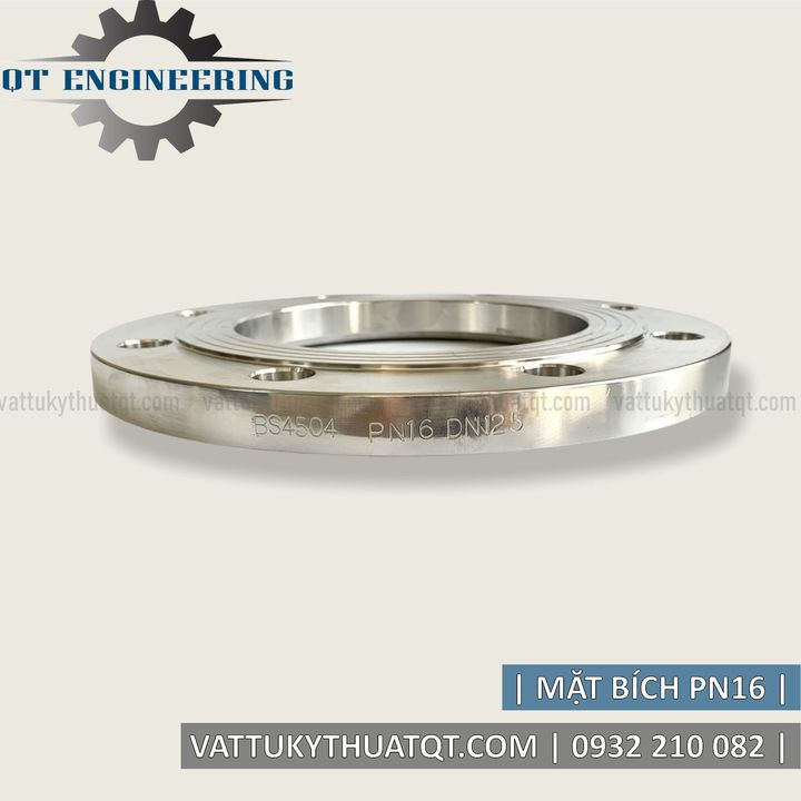 Mặt Bích Rỗng Inox 304 | BS4504-PN16 | DN80,DN100,DN125