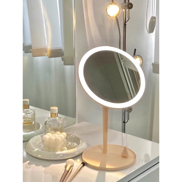 Gương trang điểm có đèn LED Pinktop chính hãng